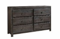 Rustic Charcoal Gray Dresser - Wheaton