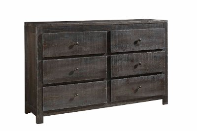 Rustic Charcoal Gray Dresser - Wheaton