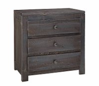 Rustic Charcoal Gray Nightstand - Wheaton