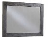 Rustic Charcoal Gray Mirror - Wheaton-1