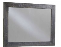 Rustic Charcoal Gray Mirror - Wheaton