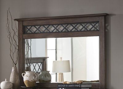 Classic Brown Mirror - Stone Mountain