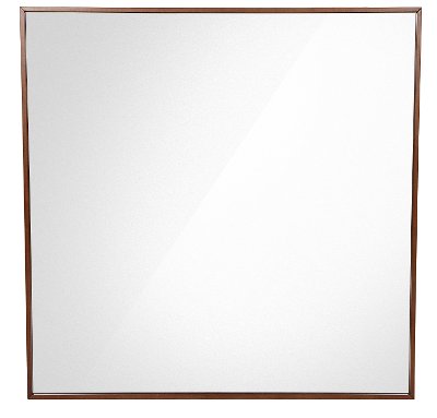 Mid Century Modern Walnut Brown Mirror - Kamden