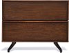 Clearance Mid Century Modern Walnut Brown Nightstand - Kamden