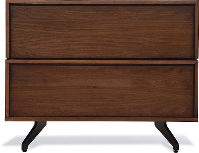 Mid Century Modern Walnut Brown Nightstand - Kamden
