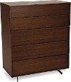 Clearance Mid Century Modern Walnut Chest of Drawers - Kamden