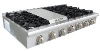 HRT4806U Thor 48 Inch Gas Rangetop - Stainless Steel-2