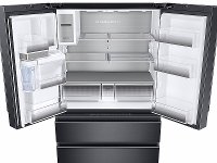 RF23M8960MT Samsung Chef Counter Depth French Door Refrigerator - 22.6 cu. ft., 36 Inch Black Stainless Steel-3