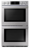 NV51M9770DS Samsung Chef 30 Inch Double Wall Oven with Flex Duo - 10.2 cu. ft. Stainless Steel