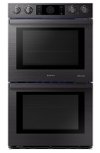 NV51M9770DM Samsung Chef 30 Inch Double Wall Oven with Flex Duo - 10.2 cu. ft. Matte Black Stainless Steel