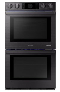 NV51M9770DM Samsung Chef 30 Inch Double Wall Oven with Flex Duo - 10.2 cu. ft. Matte Black Stainless Steel