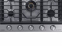 NA36N9755TS Samsung Chef 36 Inch Gas Cooktop - Stainless Steel-5