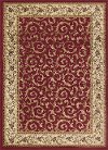 ELG5400-5X7 5 x 7 Medium Ivory, Gold, and Red Area Rug - Elegance