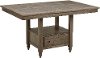 Wood and Tile Counter Height Dining Room Table - Keystone
