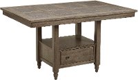 Wood and Tile Counter Height Dining Room Table - Keystone