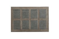 Wood and Tile Counter Height Dining Room Table - Keystone-2