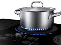 NZ36M9880UB Samsung Chef 36 Inch Induction Cooktop - Black-2
