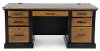 Brown and Black Home Office Desk - Toulouse