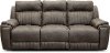 Graphite Gray Standard Power Reclining Sofa - Silver Screen