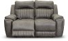 Graphite Gray Standard Power Reclining Loveseat - Silver Screen