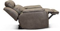 SoCozi Graphite Gray Power Reclining Recliner - Silver Screen-4