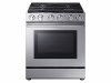 NX58M9960PS Samsung Chef 30 Inch Gas Pro Range with Dual Convection - 5.8 cu. ft. Stainless Steel