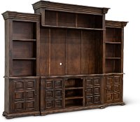 Brown 4 Piece Entertainment Center - Marquis-3