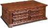 Brown Country Coffee Table - Marquis