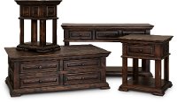Brown Country Sofa Table - Marquis-2