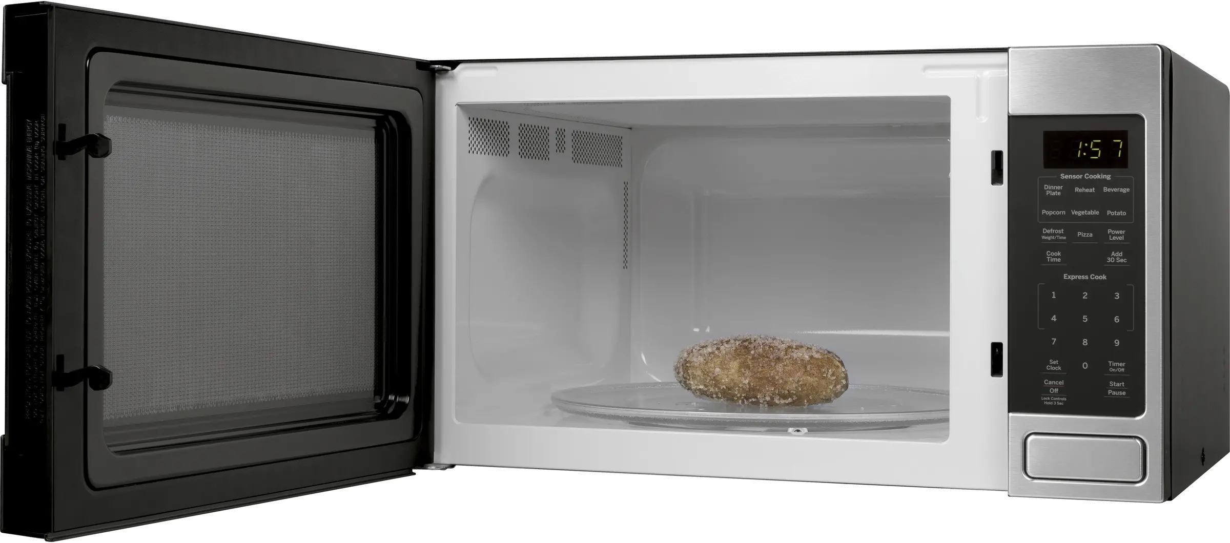 JES1657SMSS GE 1.6 cu. ft. Countertop Microwave - Stainless Steel-3