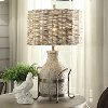 31 Inch Dairy Farm Table Lamp with Iron Accent