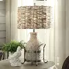 31 Inch Dairy Farm Table Lamp with Iron Accent