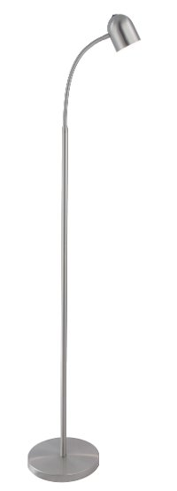 Brushed Nickel Transitional LED Floor Lamp - Tiara