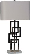 Multiple Metal Stacked Squares Table Lamp
