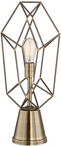 Antique Brass Contemporary Table Lamp