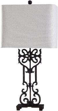 33 Inch Cast Iron Traditional Table Lamp