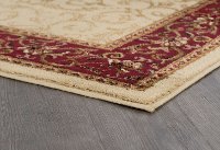 ELG54025X7 5 x 7 Medium Oriental Ivory, Gold, and Red Area Rug - Elegance-4