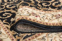ELG54035X7 5 x 7 Medium Ivory, Gold, and Black Area Rug - Elegance-6