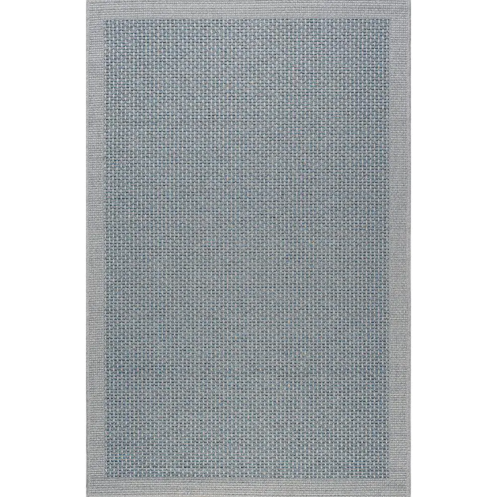 SRN10068X10 Serenity 8 x 10 Modern Solid Blue Indoor-Outdoor Rug
