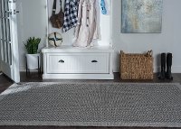 SRN10188X10 8 x 10 Large Modern Charcoal Gray Indoor-Outdoor Rug - Serenity-7