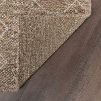 SRN11165X7 5 x 7 Medium Modern Elsa Taupe Indoor-Outdoor Rug - Serenity-5