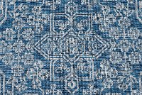 VND14148X10 8 x 10 Large Medallion Blue Indoor-Outdoor Rug - Veranda-8