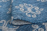 VND15148X10 8 x 10 Large Geometric Indigo Blue Indoor-outdoor Rug - Veranda-5