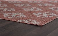 VND15205X8 5 x 7 Medium Geometric Terracotta Indoor-Outdoor Rug - Veranda-3