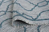 VND16155X8 5 x 7 Medium Villa Geometric Teal Indoor-Outdoor Rug - Veranda-5