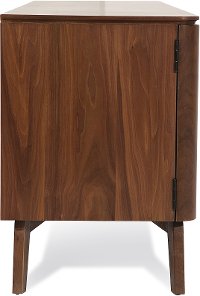 Mid Century Modern Walnut Console Table - Bellemie-5