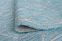 VND16195X8 5 x 7 Medium Villa Geometric Aqua Indoor-Outdoor Rug - Veranda-6
