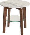 BELLEMIE END TBL MARBLE TOP