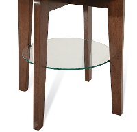 Retro Marble Top End Table - Bellemie-3