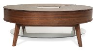 Modern Lift-top Round Cocktail Table - Bellemie-3